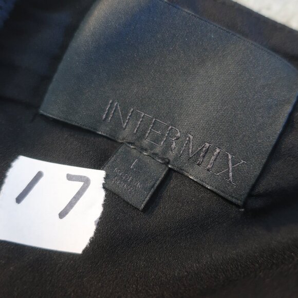 Womens Intermix Motobi Black Belted Halter Cut Out Sleeveless Flared Jumpsuit L - Picture 16 of 16